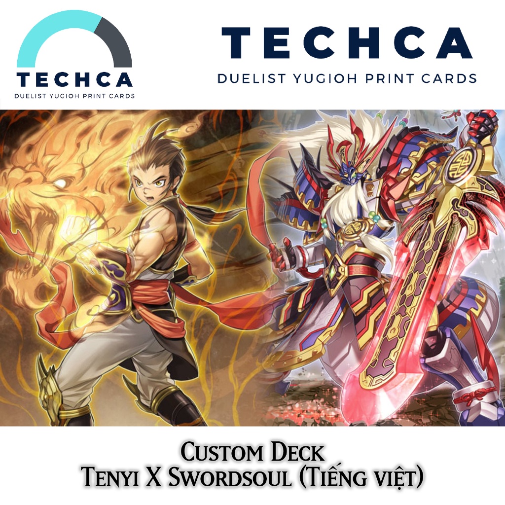 Bài In Tiếng Việt - Bộ bài Yugioh - Custom Deck - Tenyi X Swordsoul