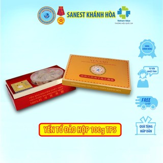 Yến sào đảo yến thiên nhiên khánh hòa hộp 100g - tp5 )