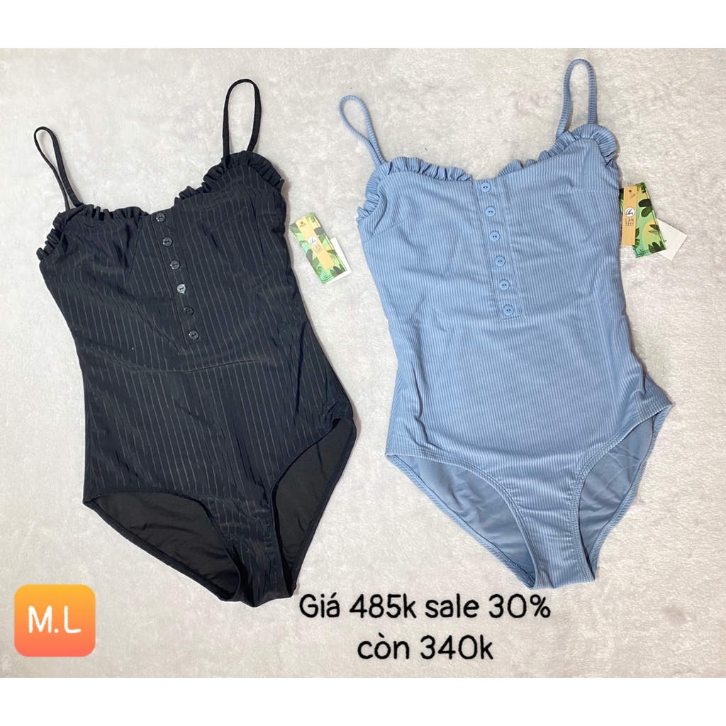 Bikini một mảnh nữ phối bèo viền ngực Lan Hạnh- 10429