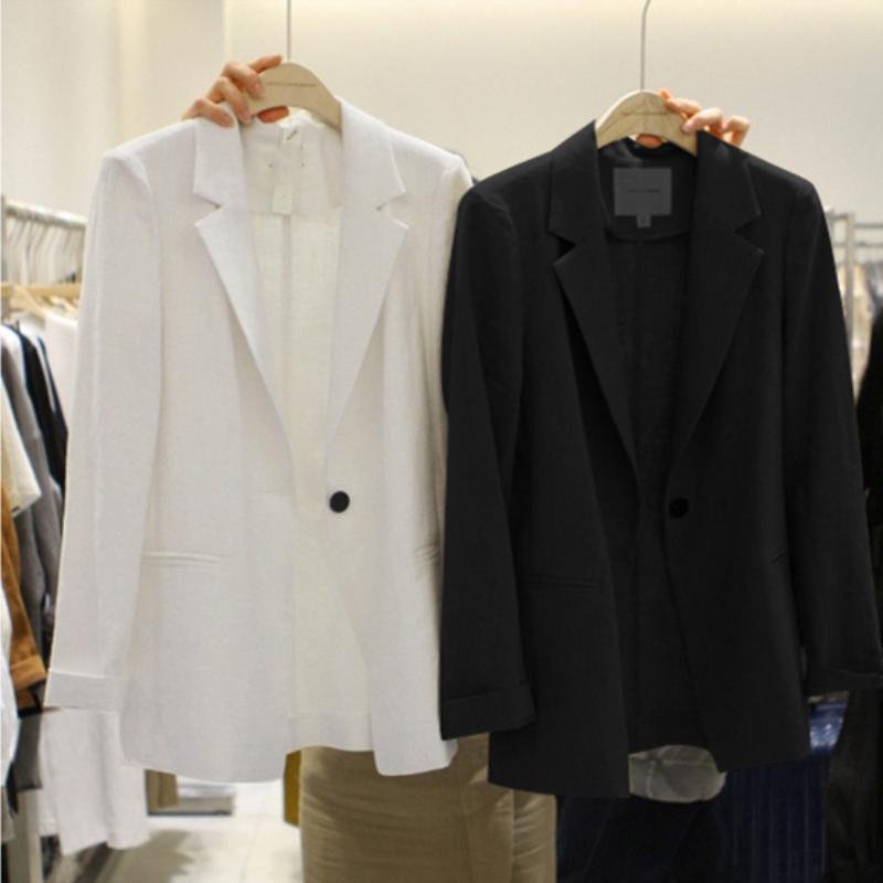 Áo Khoác Cotton linen Mỏng Thời Trang Xuân Hè 2023 Mới Cho Nữ