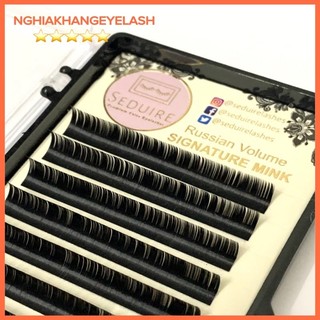 Mi khay (mi nối) SEDUIRE độ cong C (12 hàng), tóc SILK (dụng cụ nối mi)