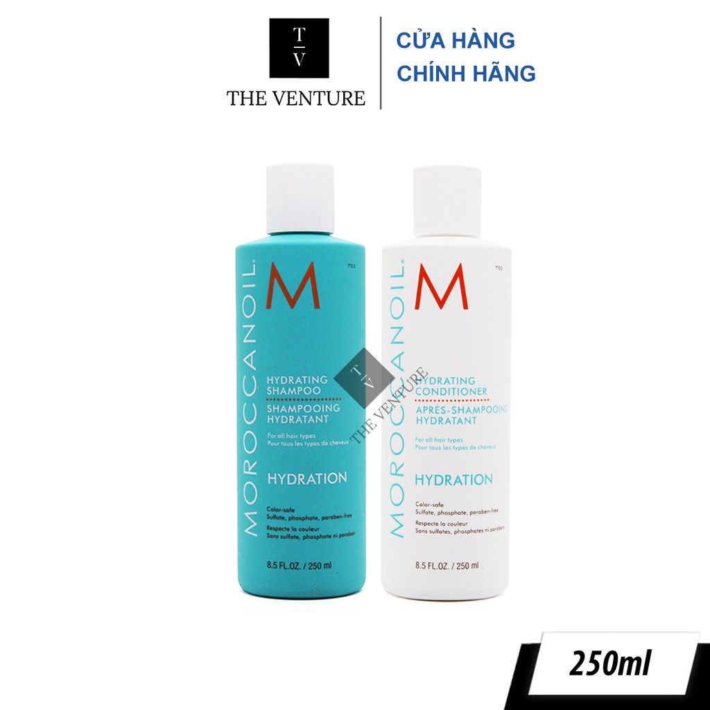 Bộ Dầu Gội & Xả Moroccanoil Moisture Repair, Hydrating, Extra Volume, Smoothing Chính Hãng - 250ml