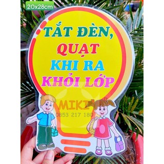 Khẩu hiệu trang trí lớp