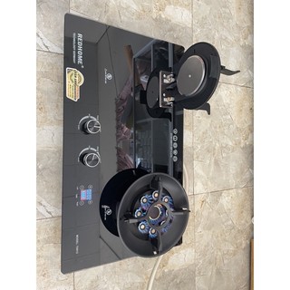 BẾP GAS ÂM LẬT HẸN GIỜ (Có NGẮT GAS TỰ ĐỘNG) REDHOME RH912