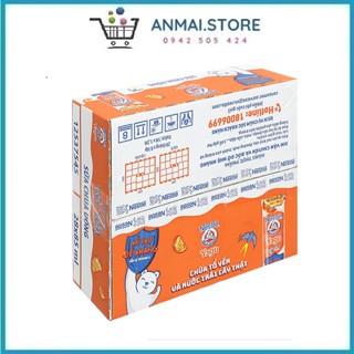 Thùng 28 gói sữa chua uống tổ yến hương cam Nestlé Yogu 85ml