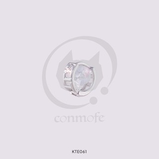 [conmofe] Khuyên tai thời trang unisex Chain Hoop 6mm - Bạc (KTE061) | Vàng (KTE062)