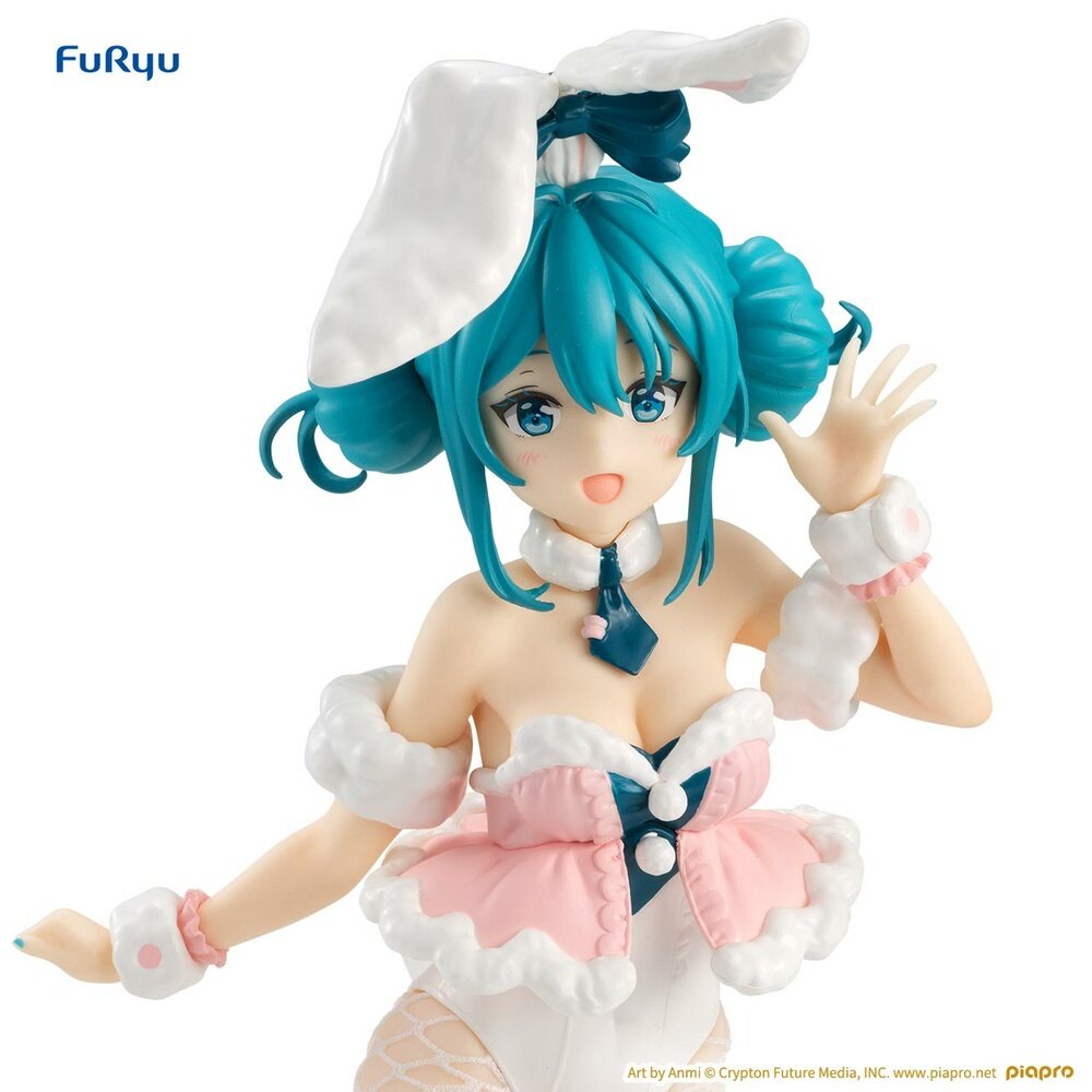 Mô hình Figure Furyu BiCute Bunnies Hatsune Miku White Rabbit Baby Pink ver - Vocaloid