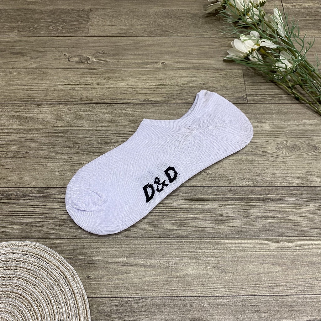 Tất vớ lười nam nữ thời trang unisex 3 màu cơ bản phối chữ trẻ trung - TV19