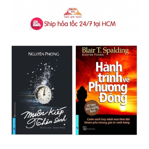 Sách - Combo 2 Cuốn: Hành Trình Về Phương Đông khổ nhỏ + Muôn Kiếp Nhân Sinh ( Khổ Nhỏ )