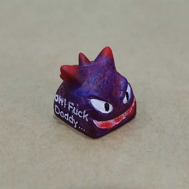Nút Phím Gengar Pokemon Keycap dành cho bàn phím cơ