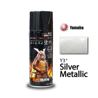 Sơn xịt xe máy yamaha chai 400ml màu bạc kim loại y3