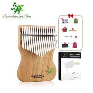 [Khắc Phím] Đàn Kalimba Gecko 17 Phím K17CAP - Tone B, Gỗ Long Não (Cam kết 100% Chính hãng nhập khẩu)