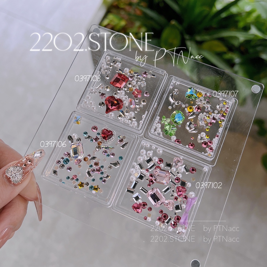 Set đá mix trang trí nails cao cấp . 039710