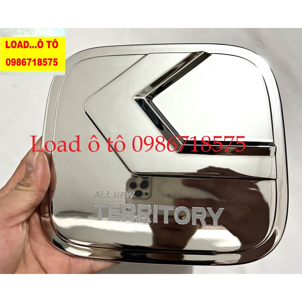 Ốp Hõm Cửa, Nắp Xăng Xe Ford Territory 2023 Mẫu Nhựa ABS Mạ Crom Sáng Bóng