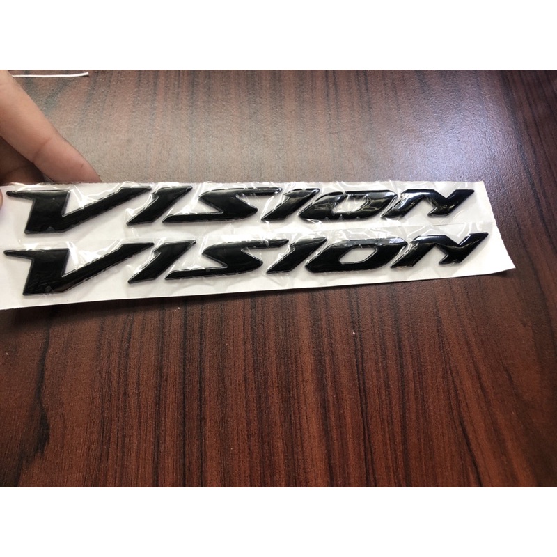 Cặp Chữ Vision 2014 Đen Loại 2