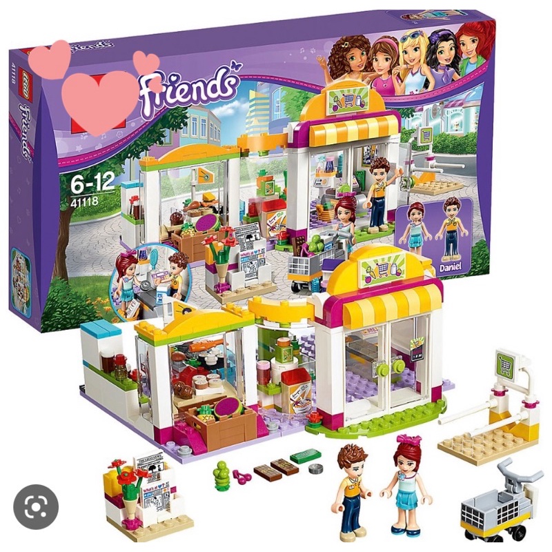 Đồ chơi xếp hình friend cửa hàng thực phẩm cho bé gái 10494
