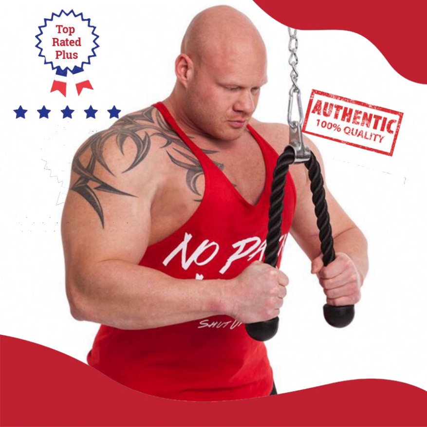 HabaGYM Dây Thừng Kéo Xô, Dây Tập Tay Sau, Tập Gym Chính Hãng