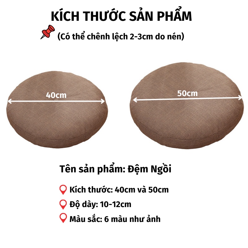 Nệm Ngồi Đệm Ngồi Êm Ái Lịch Sự An Toàn Sử Dụng Dễ Dàng Vệ Sinh LEON.STORE