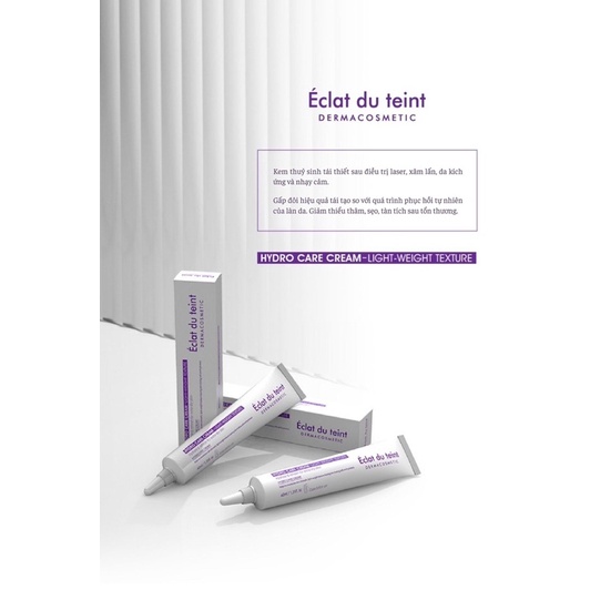 Éclat Du Teint Kem Dưỡng Ẩm Và Phục Hồi Da Sau Tổn Thương Hydro Care Cream Light – Weight Texture 40ml