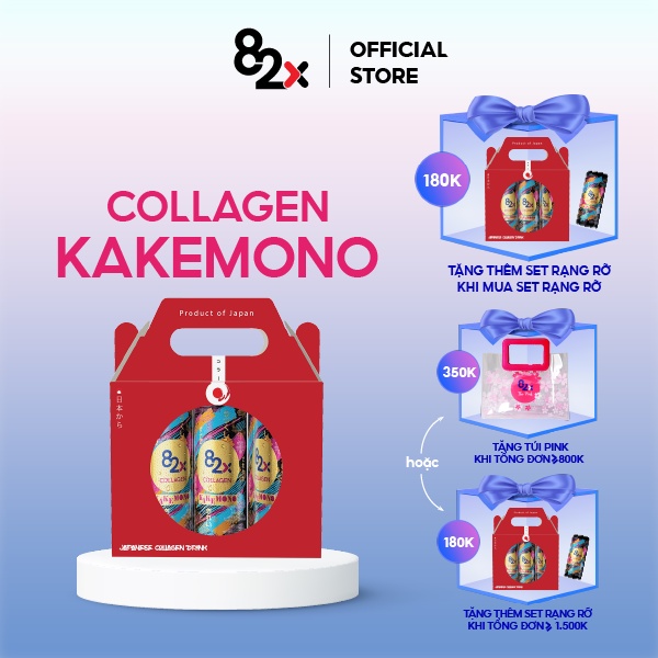 82X SET QUÀ KAKEMONO RẠNG RỠ pack 3 lon