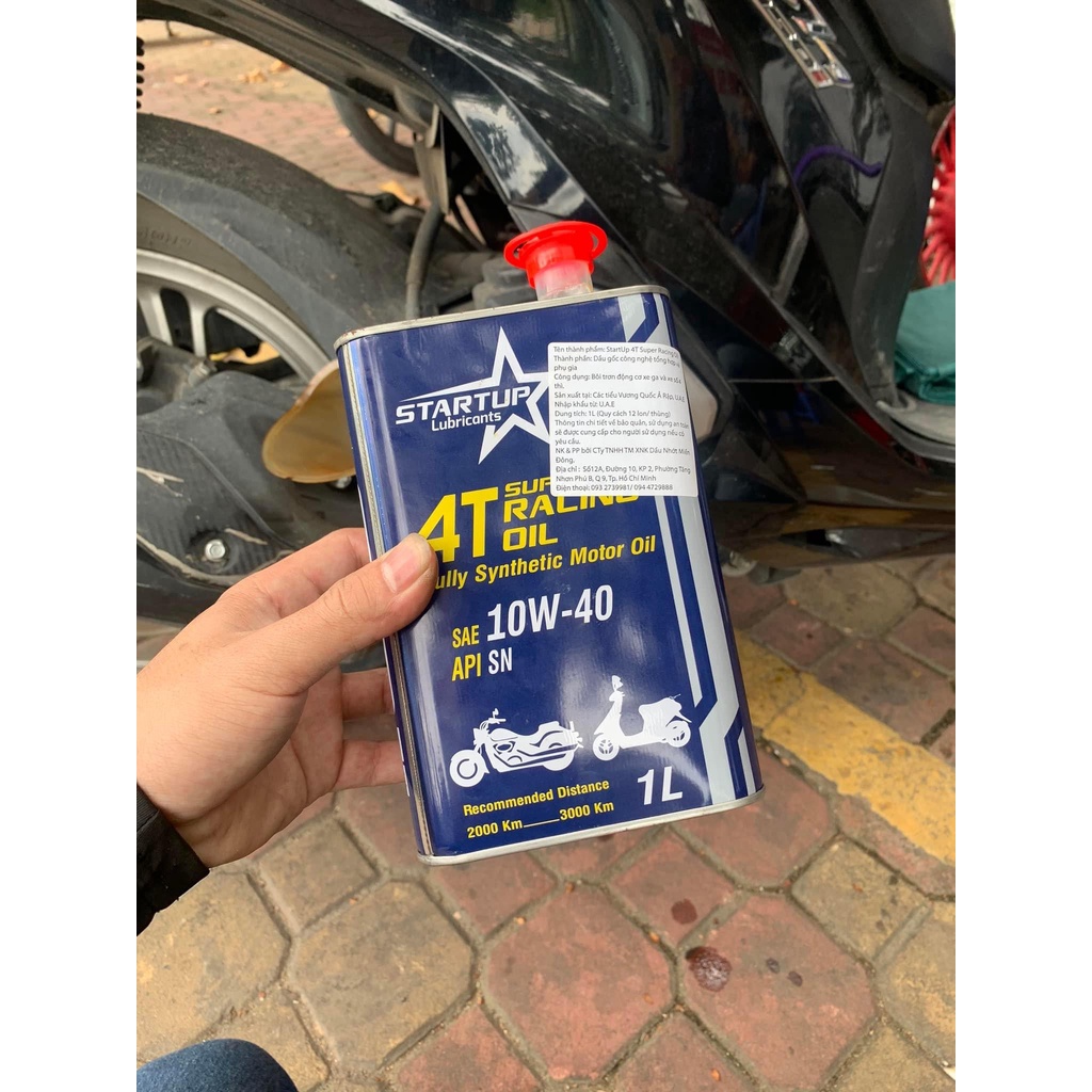 Nhớt Startup xanh 10w40 SN fully Synthetic oil