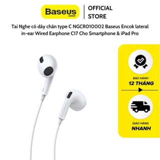 Tai nghe có dây Baseus C17 encok lateral in-ear wired earphone chân cắm type c - hàng chính hãng