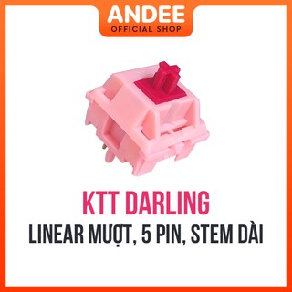 KTT Darling switch bán lẻ công tắc phím cơ tuyến tính lò xo 45g có lube sẵn siêu mượt