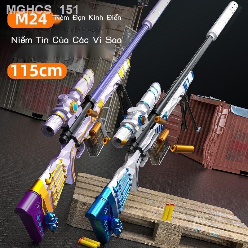 ◑awm súng đồ chơi trẻ em m24 ngôi sao niềm tin kéo chốt đẩy vỏ đạn mềm súng cậu bé 98k cậu bé bắn tỉa mô phỏn