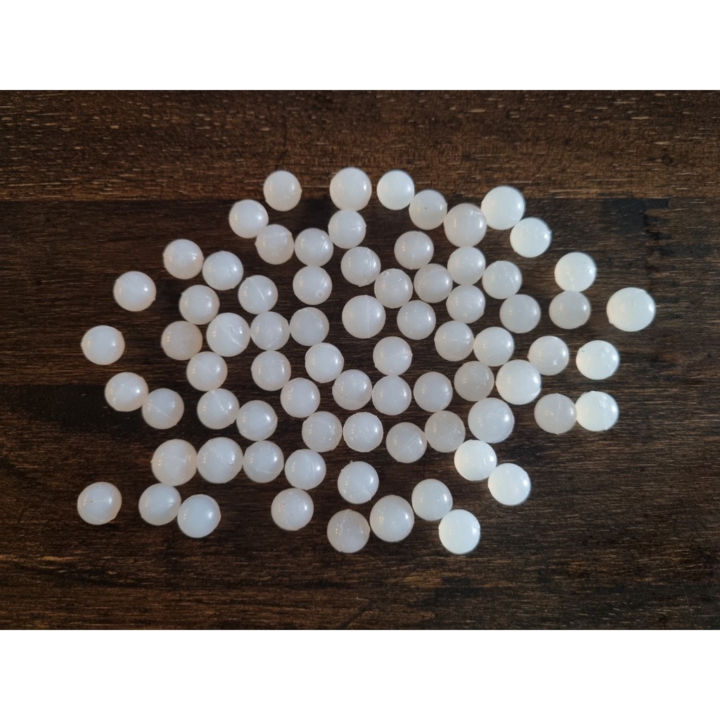 01 Viên bi tròn silicone size 8mm 9mm 10mm