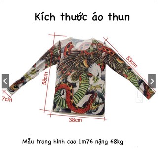 Áo Thun Hình Săm - Áo Tattoo Giả Săm Co Giãn