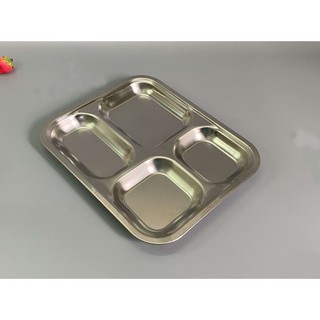Khay cơm inox 4 ngăn giá siêu rẻ
