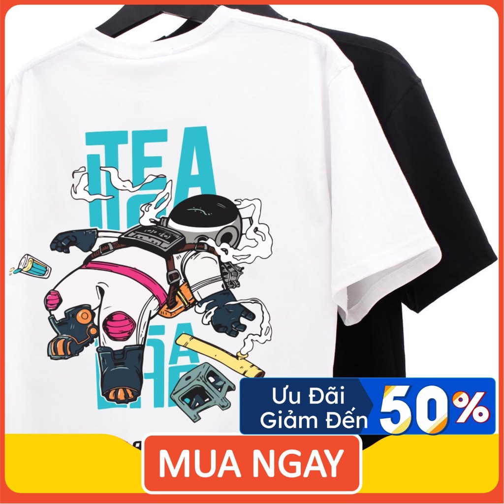 Áo thun Trà Đá Vỉa Hè - Áo thun oversize tay lỡ dáng dài Tee Hà Nội cá tính TranNgocStore29