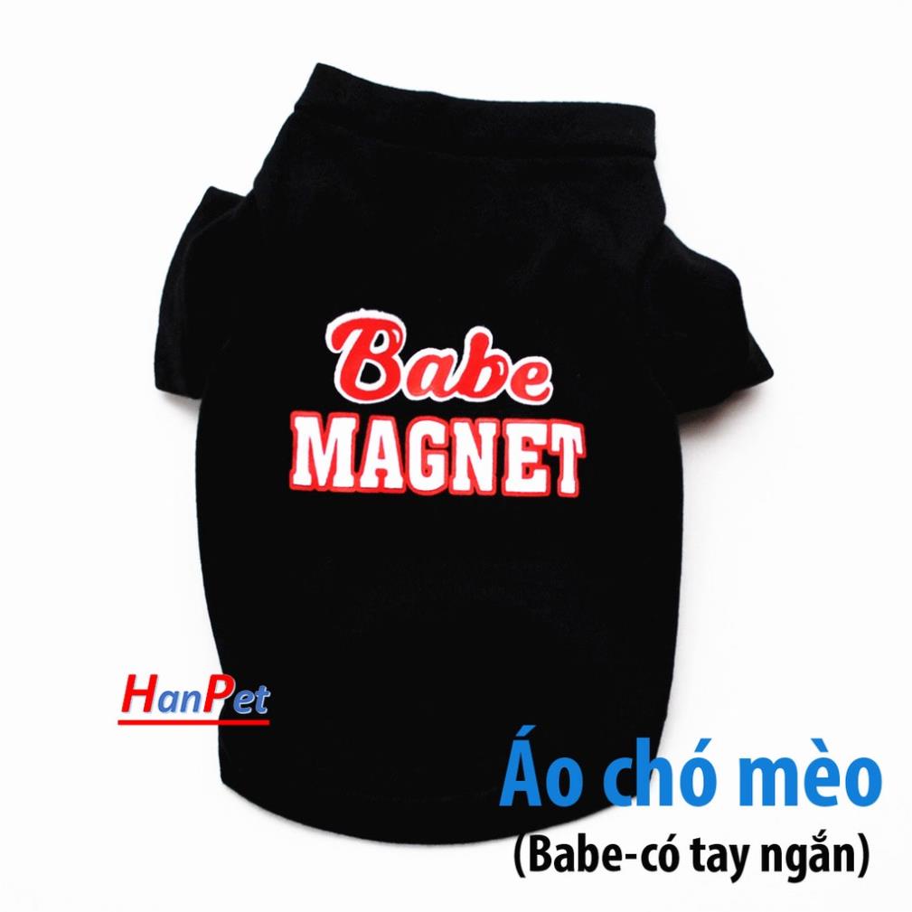 Quần áo chó mèo Babe tay ngắn