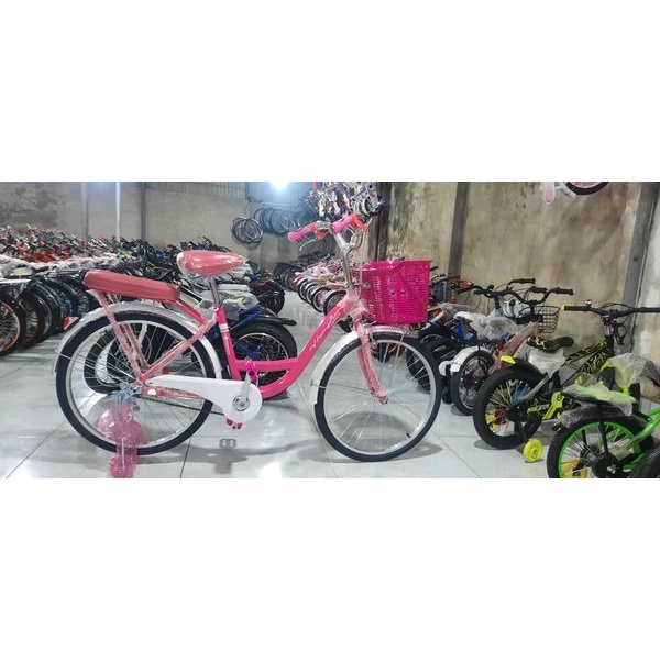 Xe Đạp Mini Nữ Size 26inch Hoangbao Cho Trẻ Em Và Người Lớn- Hàng Việt Nam Chất Lượng