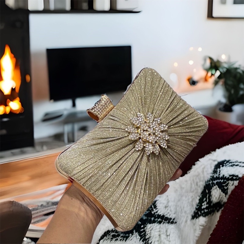 Bóp Đầm Đeo Vai Kết Hạt Thủ Công Hàng Cao Cấp Có Quai{ Nhận giao hoả tốc trong ngày khu vực tphcm}