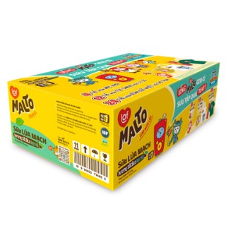 LOF MALTO Sữa Lúa Mạch Hương SôCôLa Bạc Hà Thùng 48 Hộpx180ml (mẫu mới)