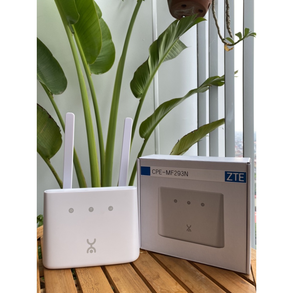 Bộ phát Wifi 4G ZTE MF293 chính hãng chuyên dụng - tặng 2 anten ,Hỗ trợ 32 kết nối.