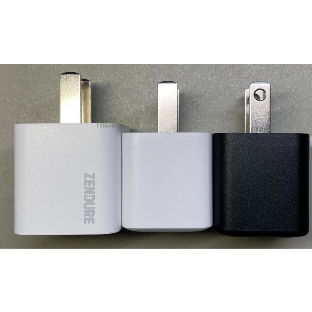 Củ sạc Aukey PA-B1 PD 20W chân thẳng không gập US, chân tròn EU