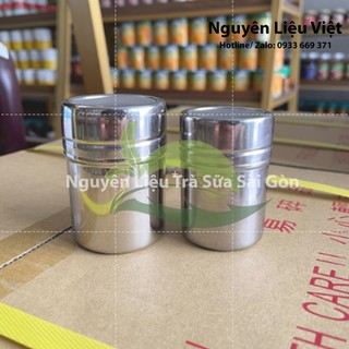 Lọ rắc bột cacao / matcha / phô mai / xí muội inox nhiều size