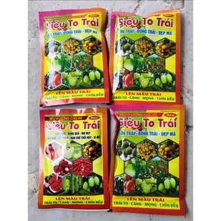 Gói 50 gram phun Siêu to trái - kích ra quả - lớn nhanh dưỡng trái căng mọng quả