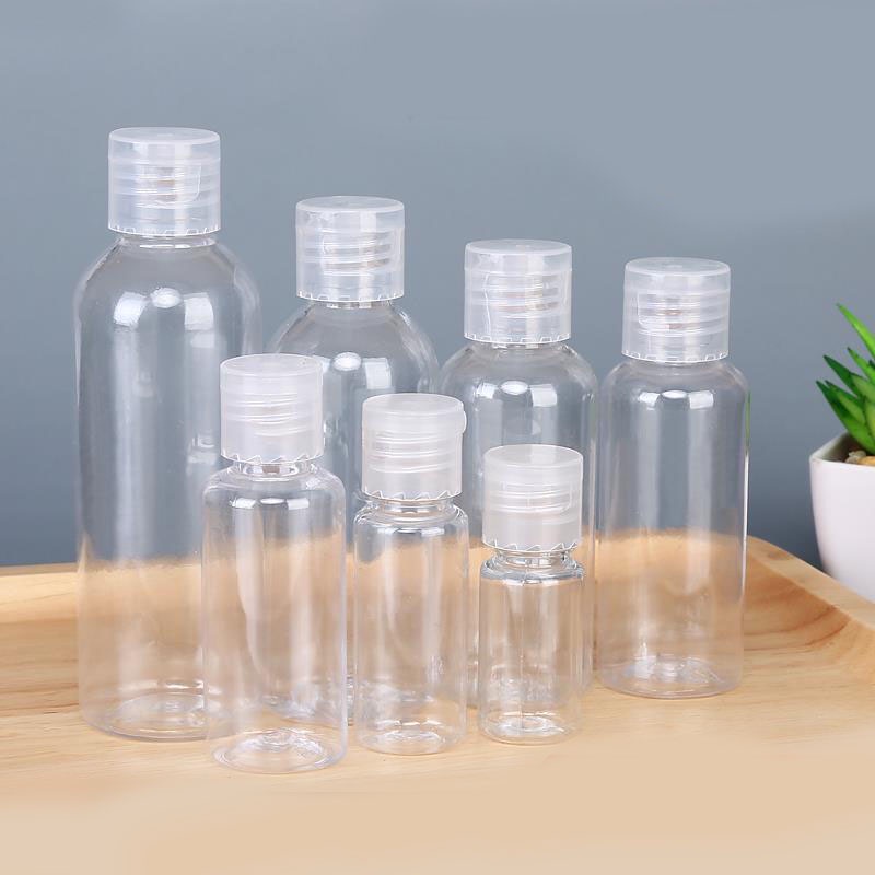 Chai chiết Nhựa PET dạng Nắp Bật Chiết Mỹ Phẩm, Dung Dịch, Nước Rửa Tay 5ML/10ML/20ML/50ML/100ML