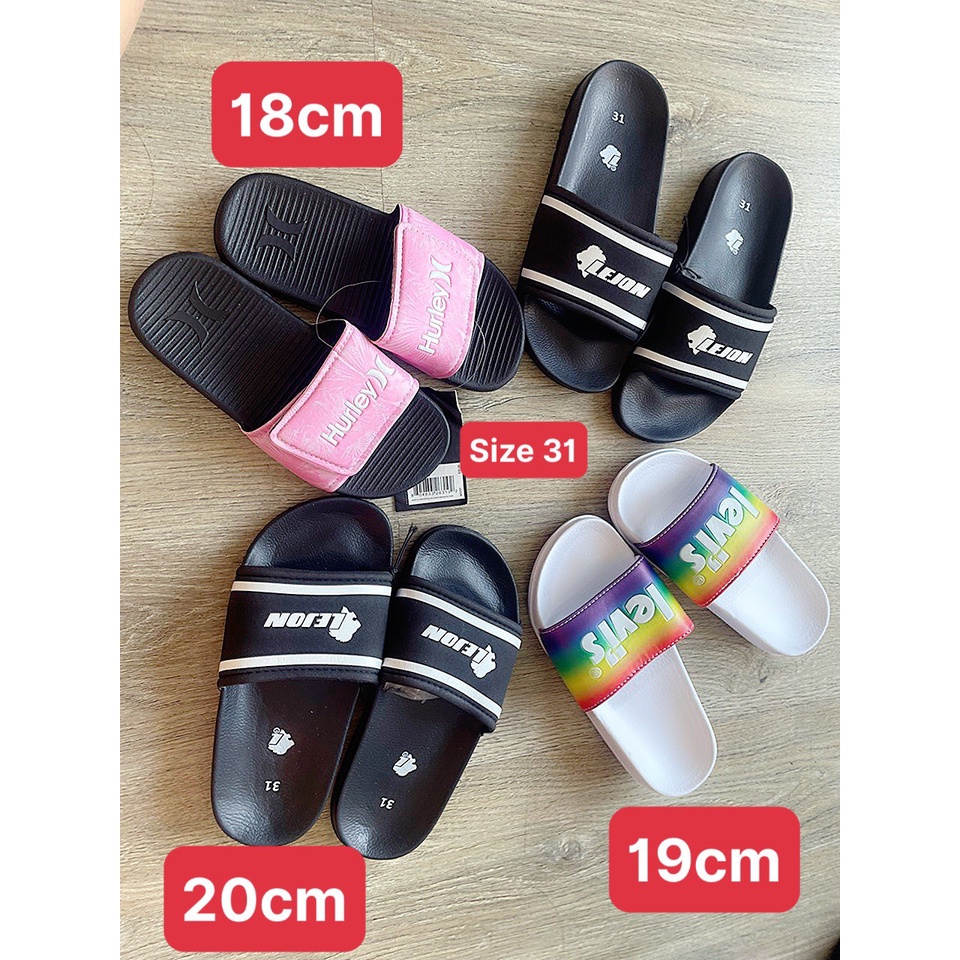 Xả kho Dép trẻ xem xuất dư thương hiệu xịn sò size như hình