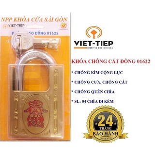 Khóa việt tiệp chống cắt thau 01622 - bh 2 năm