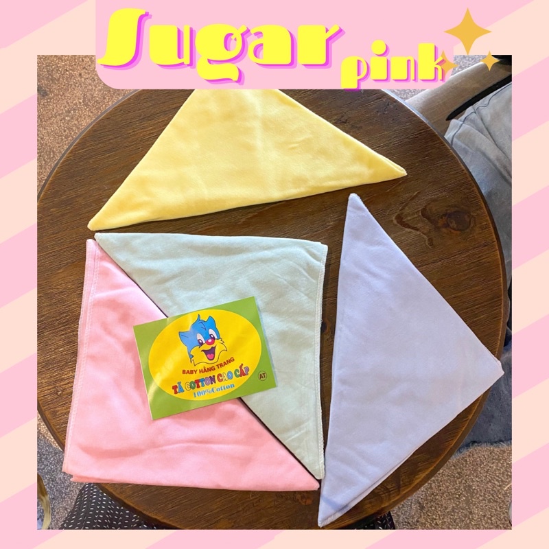 Tả chéo trơn sơ sinh nhiều màu ( Combo 10 chiếc )