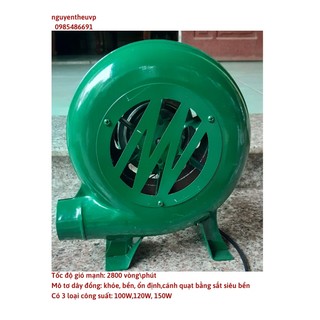 Quạt thổi bếp nướng than mini lò nướng gà vịt quạt hỏa tốc công suất 40w 60w 80w