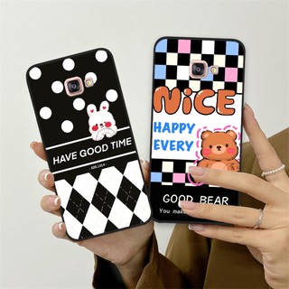 Ốp lưng samsung galaxy a310/a3 2016/a510/a5 2016/a710/a7 2016, ốp điện thoại samsung hình gấu pink lottso dễ thương