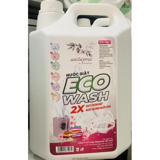 Nước  Giặt Quần Áo Unitepros EcoWash