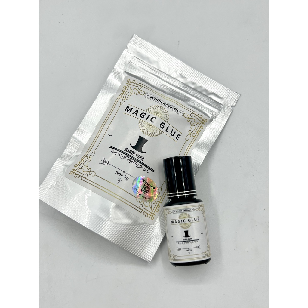 Keo nối mi Magic trắng khô 1-2s - dụng cụ nối mi