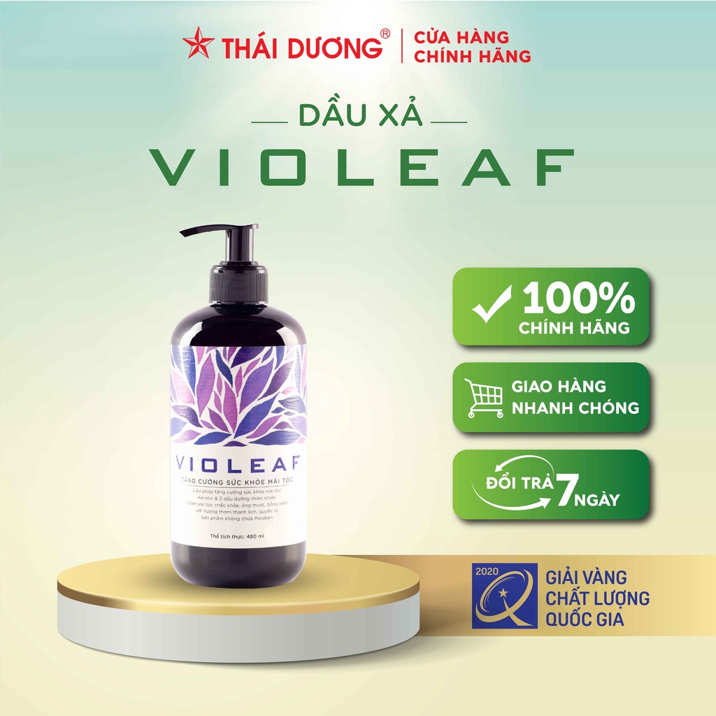 Dầu xả tóc thảo dược Violeaf 480ml - Sao Thái Dương