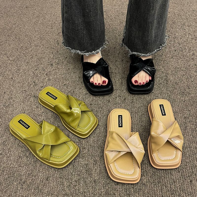 Dép quai nữ dép đi biển nữ Thời trang điển Kí tự Dép mát mẻ